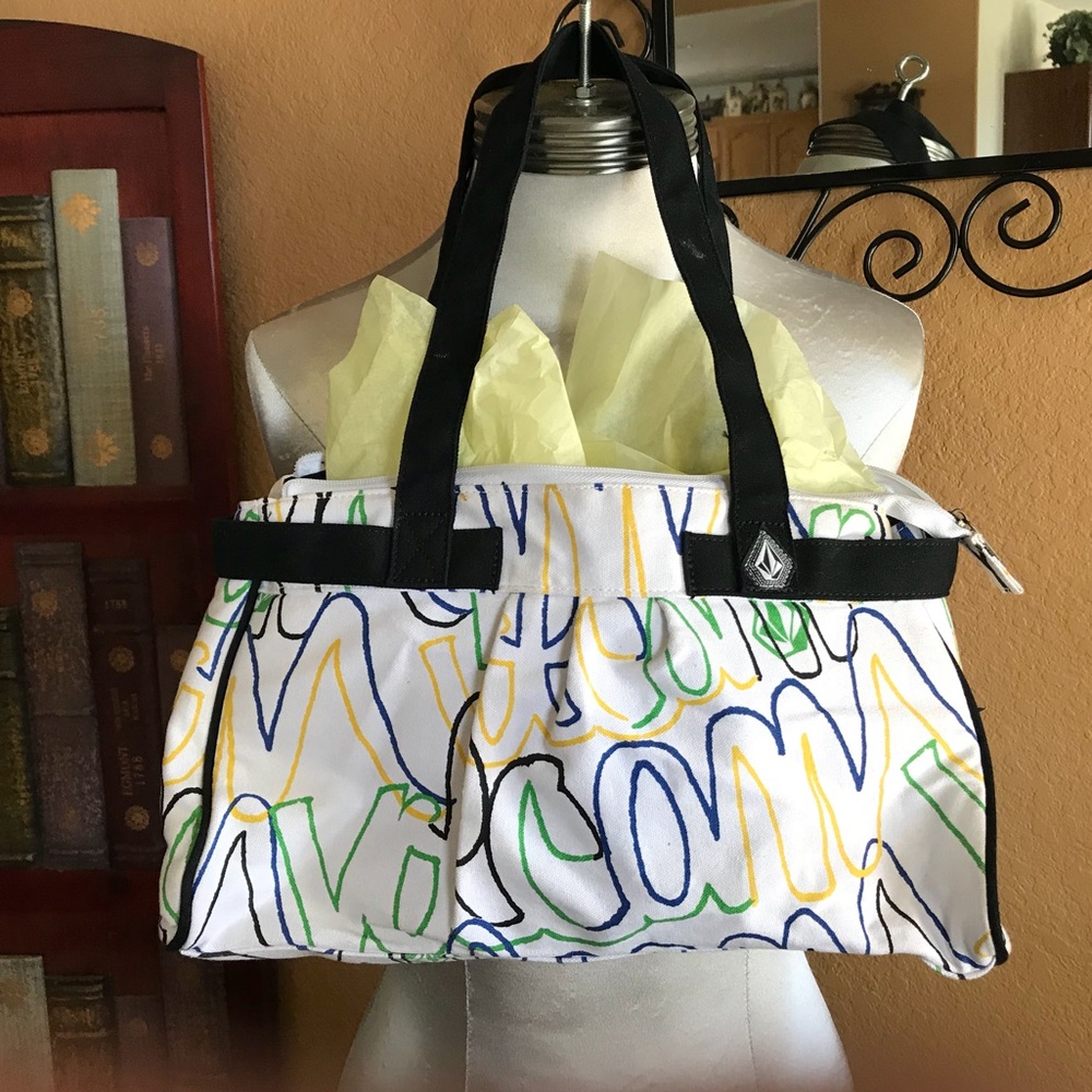 Volcom canvas purse brand new